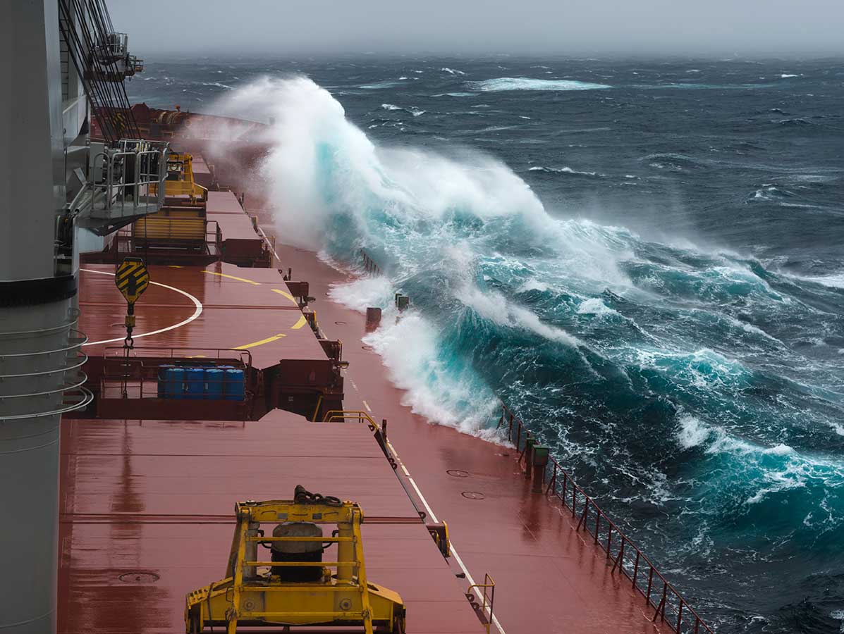 Extreme weather impacting shipping
