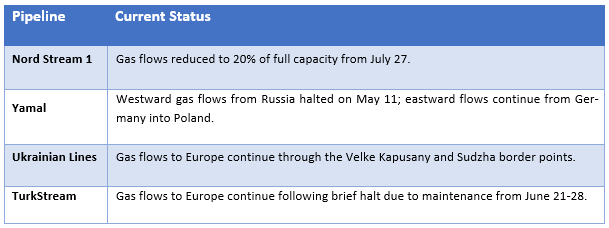 EU member states agree on gas cuts - Everstream Analytics