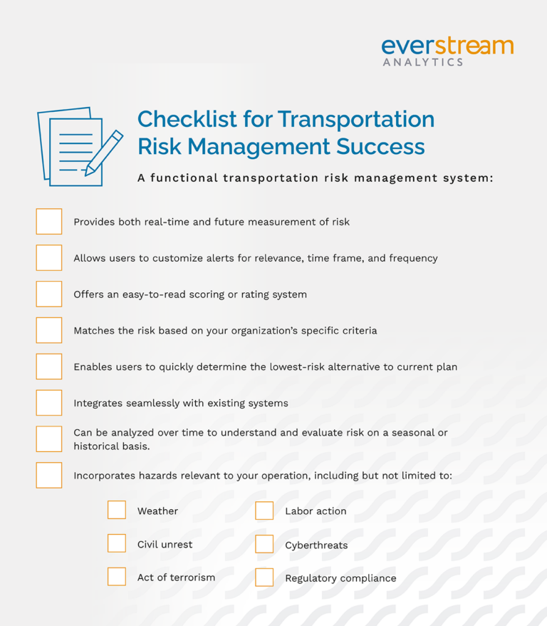 Everstream Risk Management Everything you wanted to know about transportation risk management ...