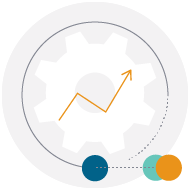 Cog and drive icon
