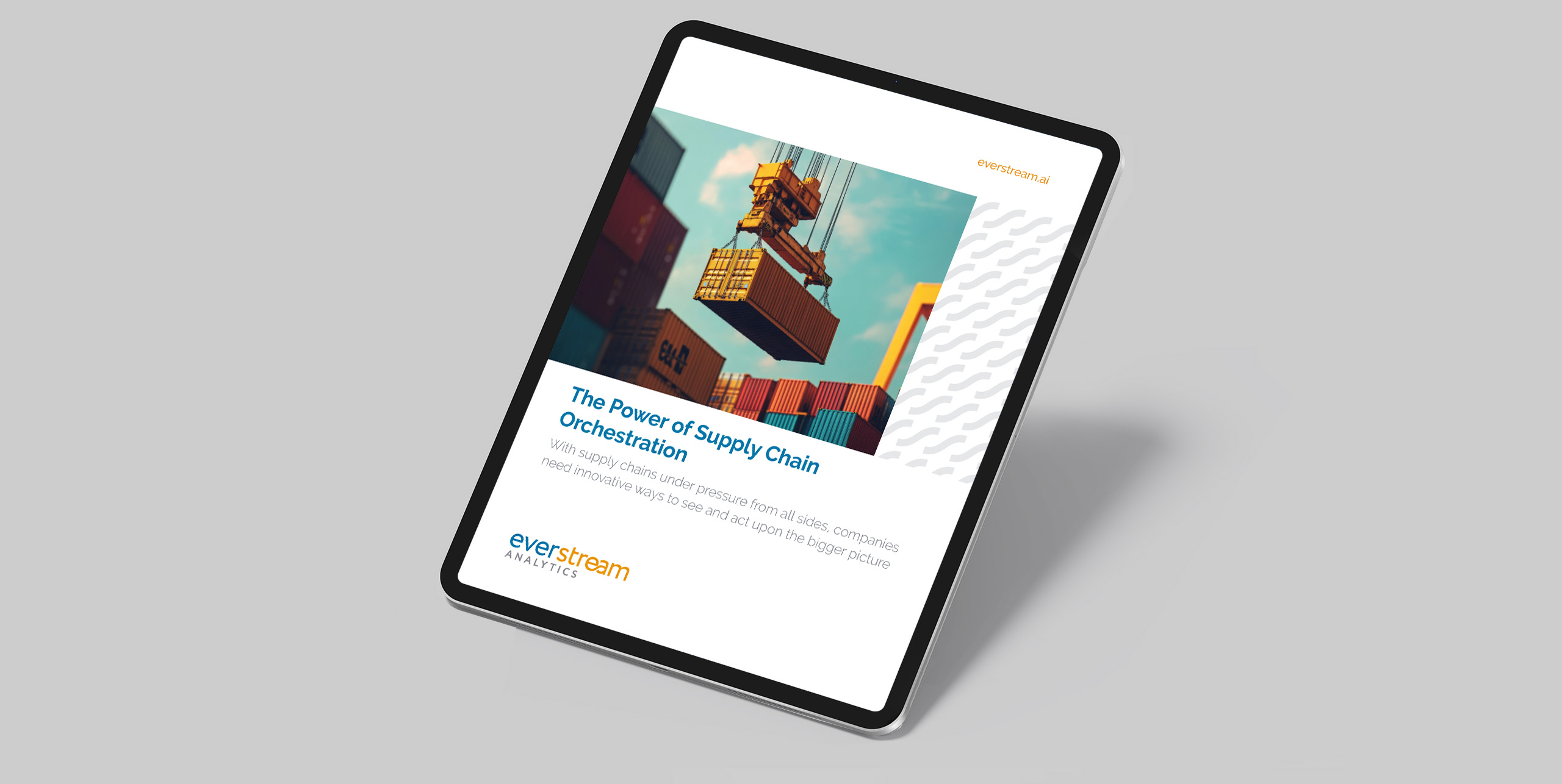 image of ipad showing front cover of whitepaper