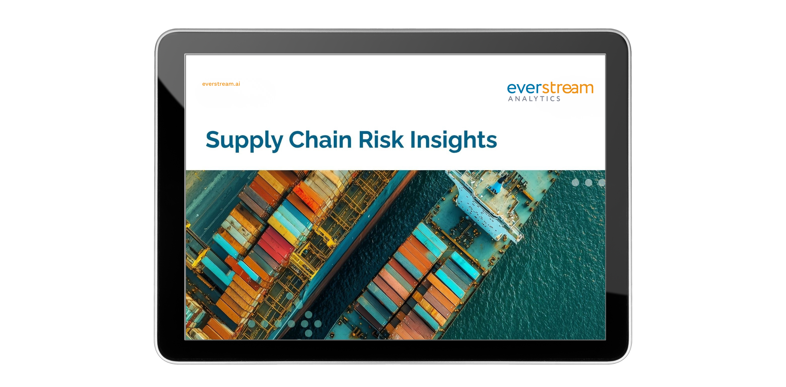Graphic of Everstream Analytics Risk Insights brochure